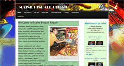 Desktop Screenshot of mainepinballrepair.com