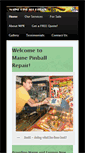 Mobile Screenshot of mainepinballrepair.com